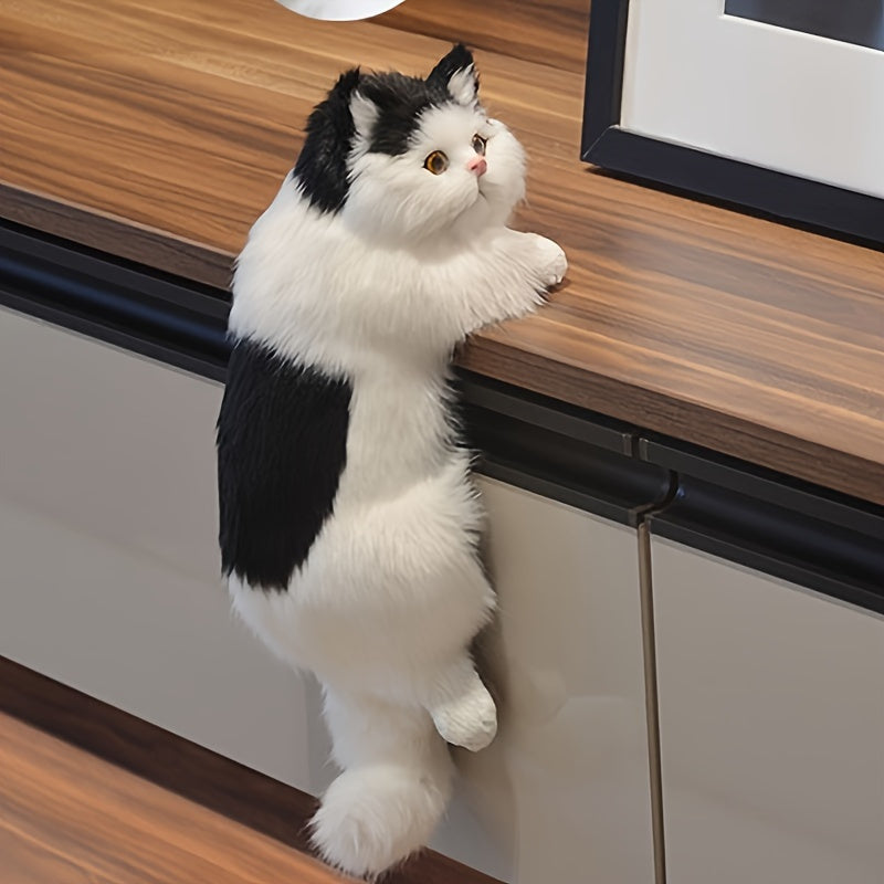 Tnessential Handcrafted Resin Cat Doll 3D Decor