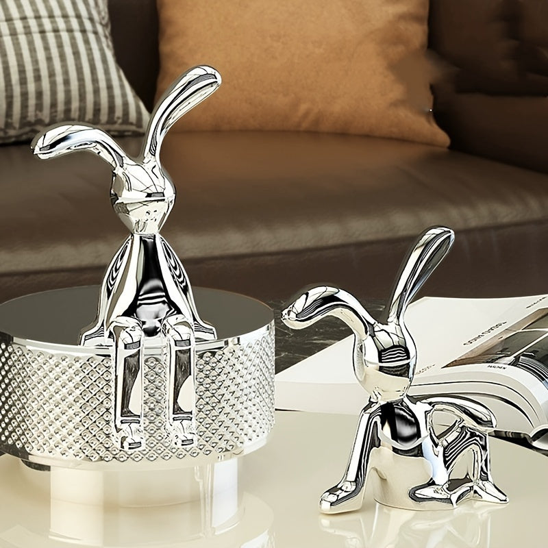 Tnessential Set of Nordic Style Creative Rabbit Ornaments 3D Decor