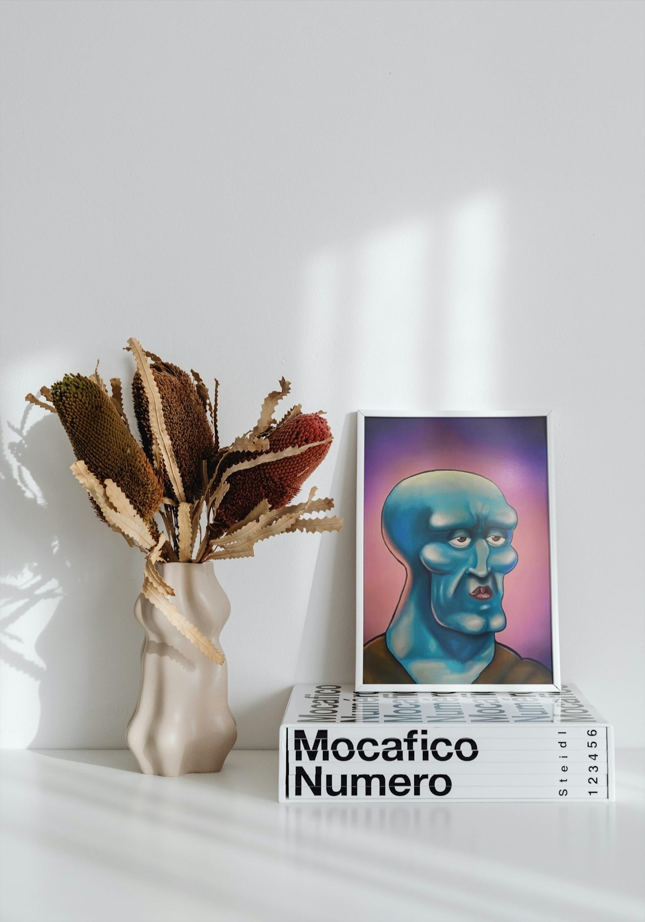 HANDSOME SQUIDWARD CANVAS POSTER