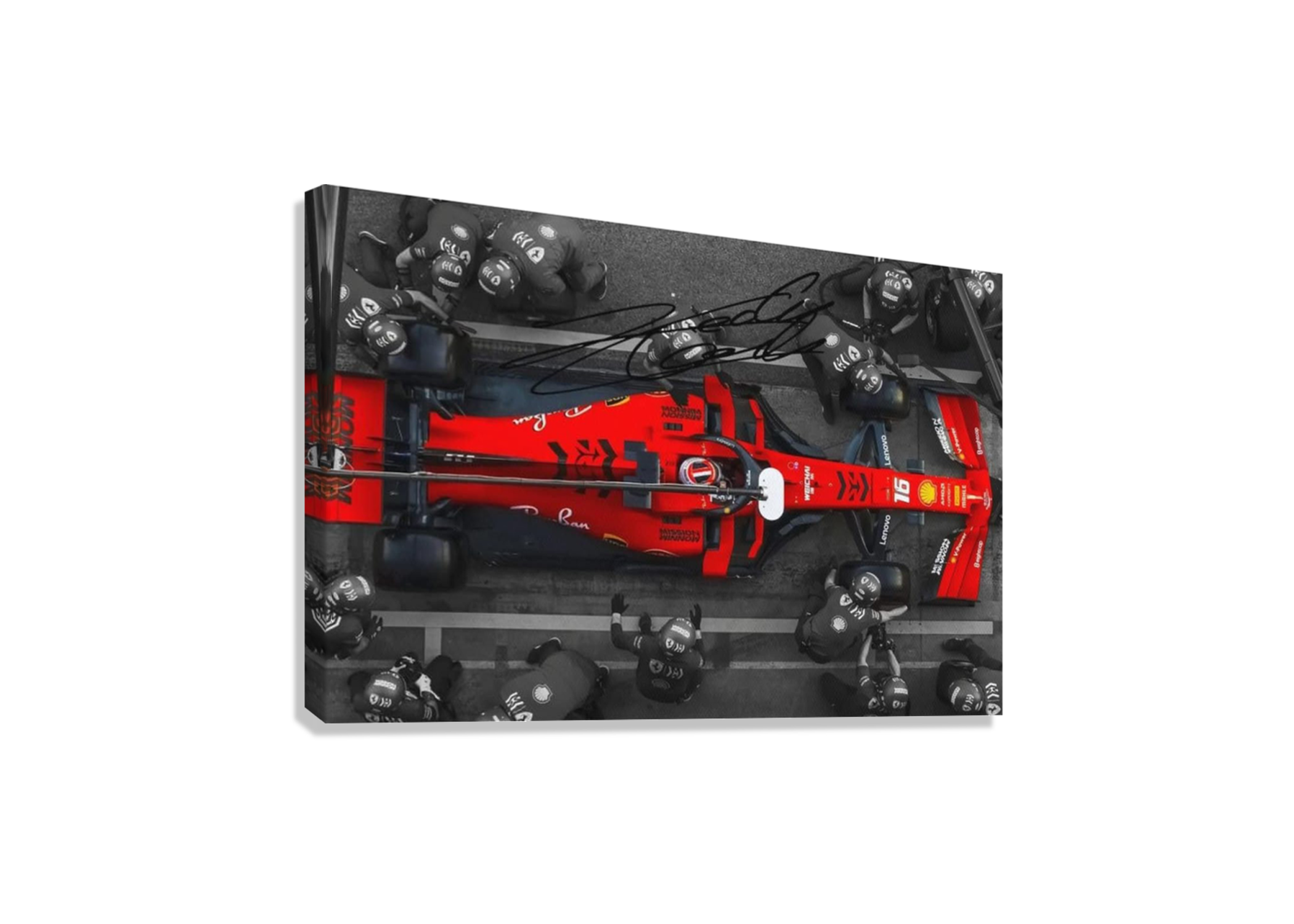 FERRARI F1 CANVAS POSTER