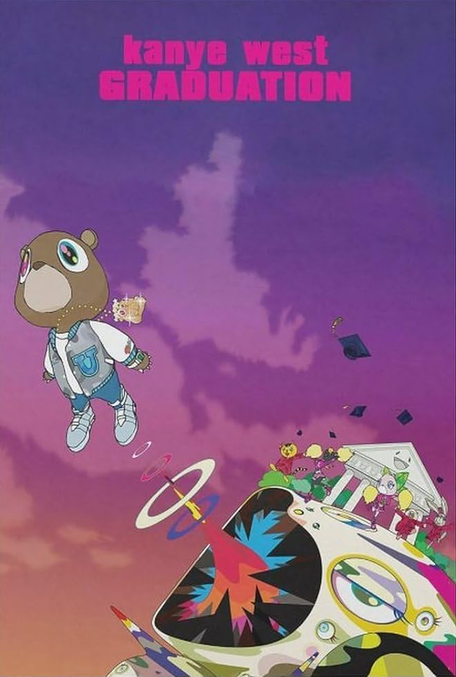 KANYE WEST "GRADUATION" CANVAS POSTER