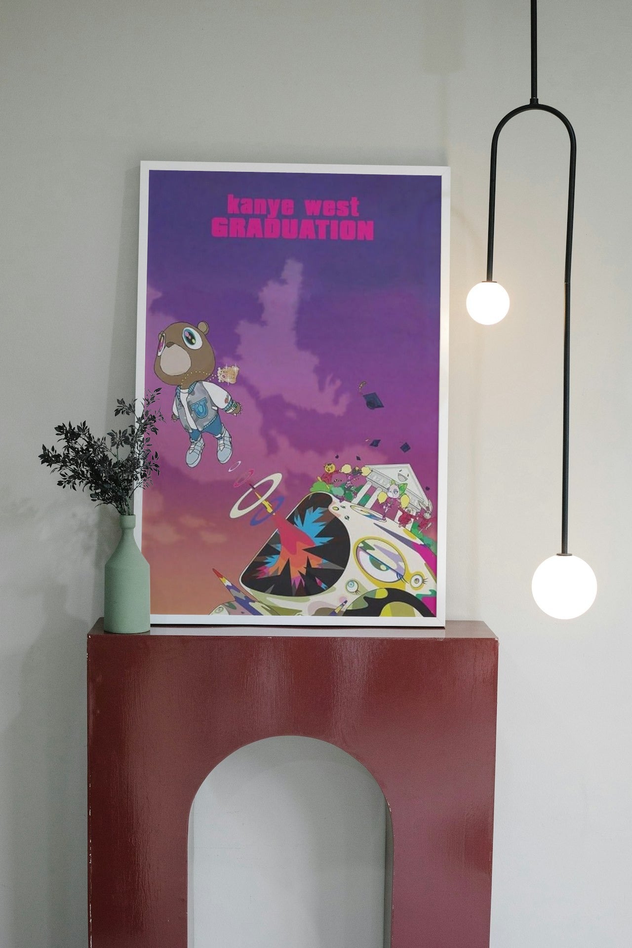 KANYE WEST "GRADUATION" CANVAS POSTER