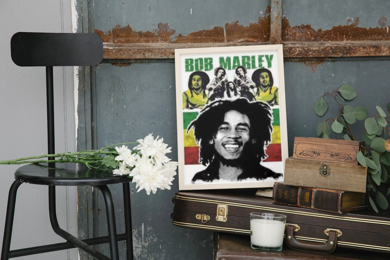 BOB MARLEY CANVAS POSTER
