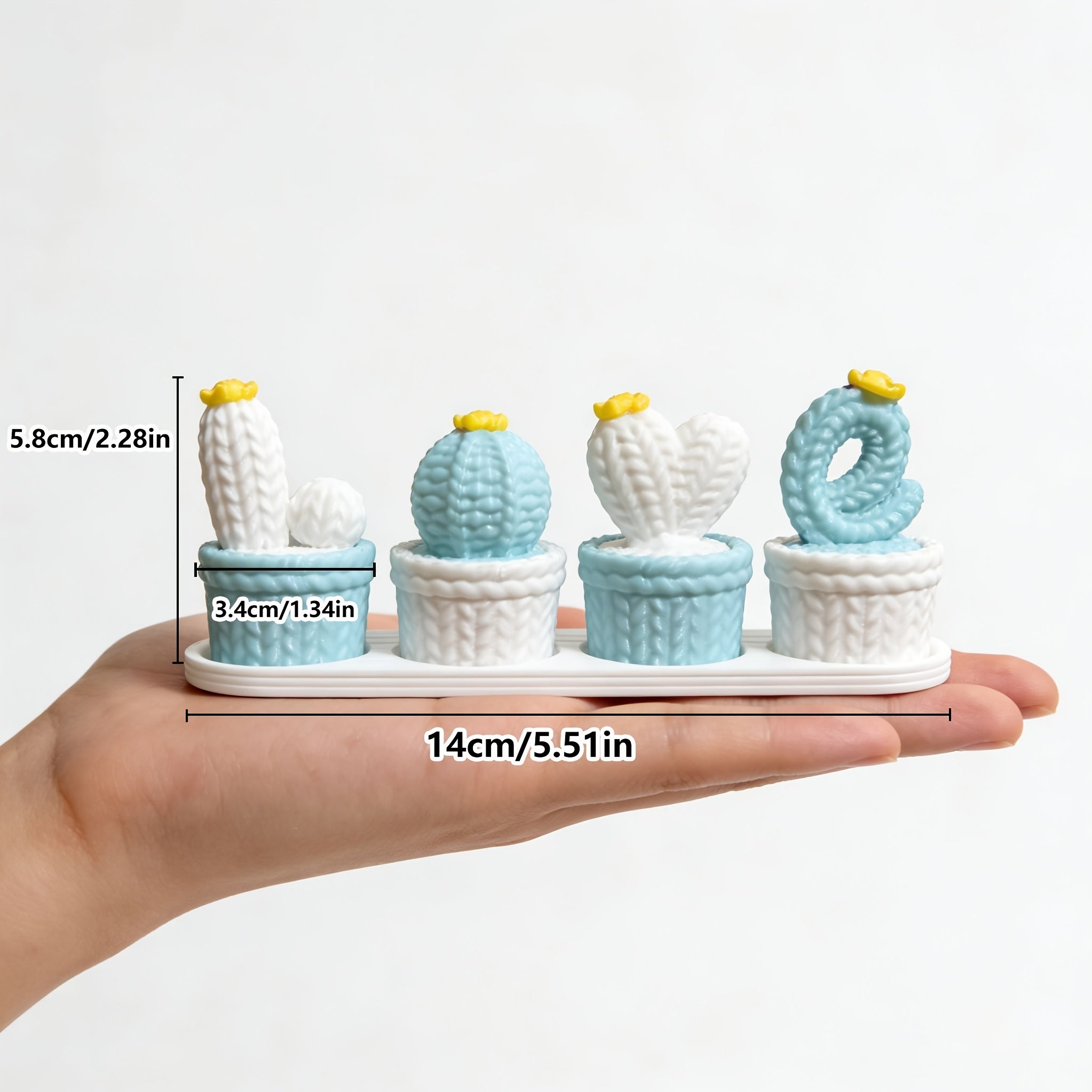 Tnessential Romantic 3D Printed LOVE Small Flower Pot Ornament 3D Decor