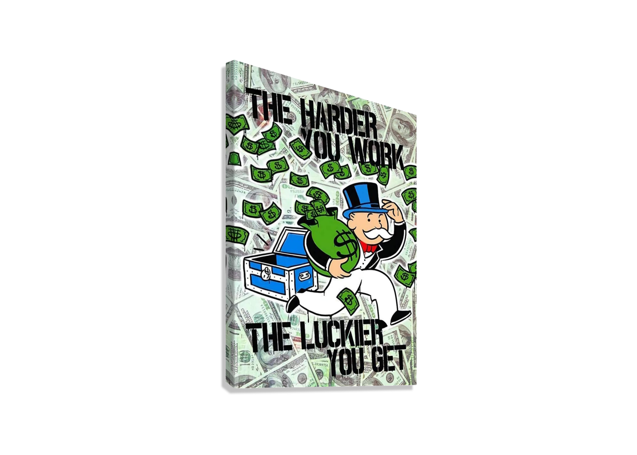 MONOPOLY GRAFFITI CANVAS POSTER