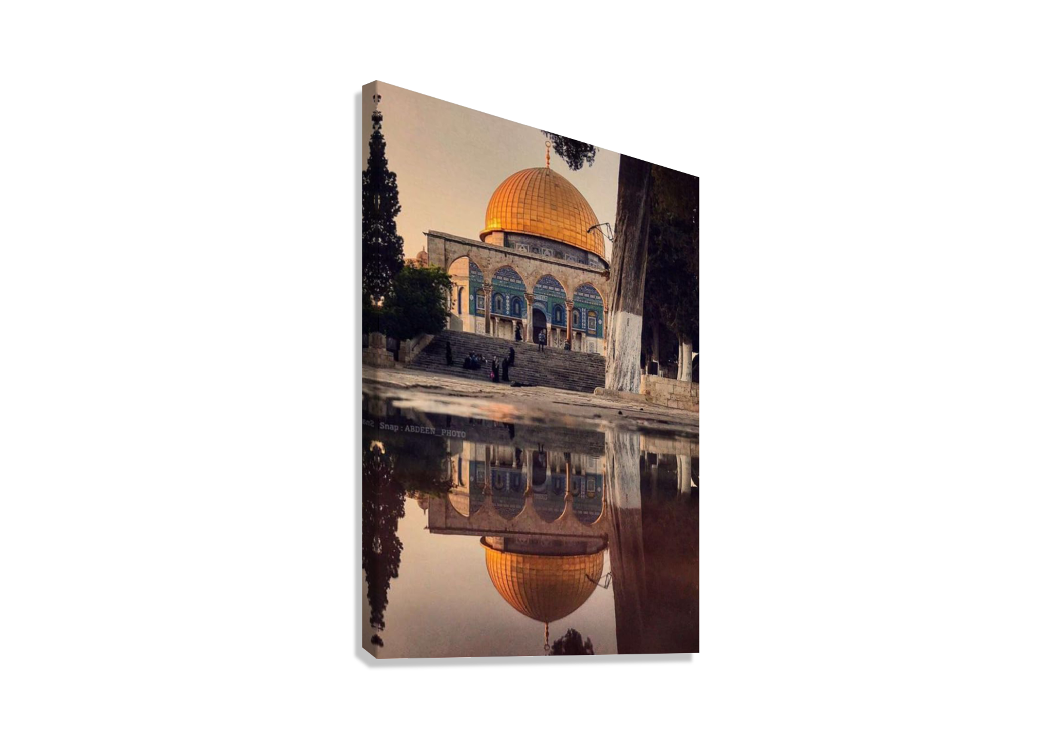 DOME OF THE ROCK PALESTINE CANVAS POSTER