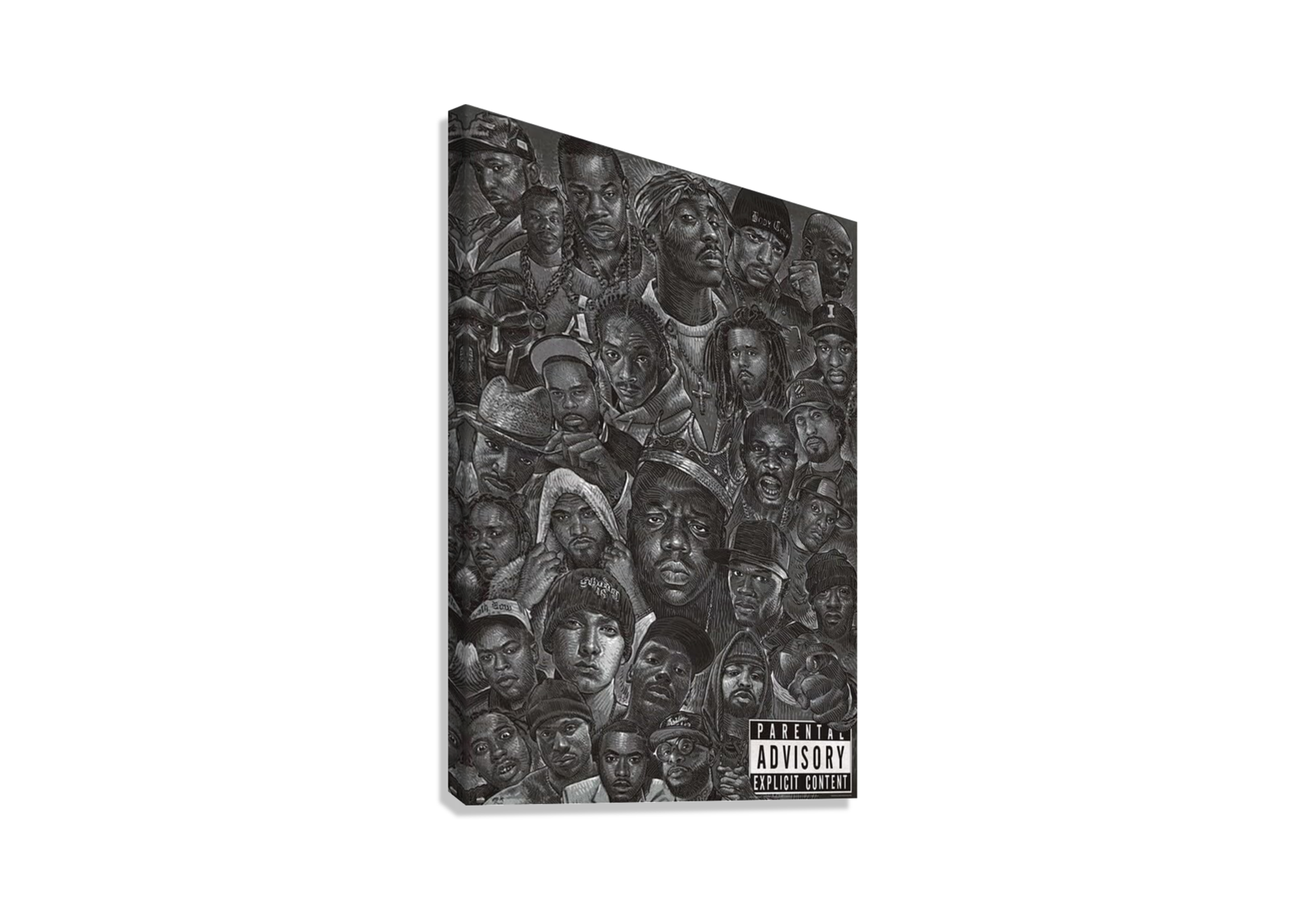 90'S RAP CANVAS POSTER
