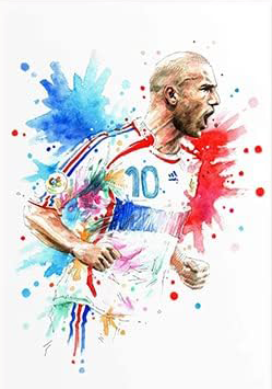ZIDANE CANVAS POSTER