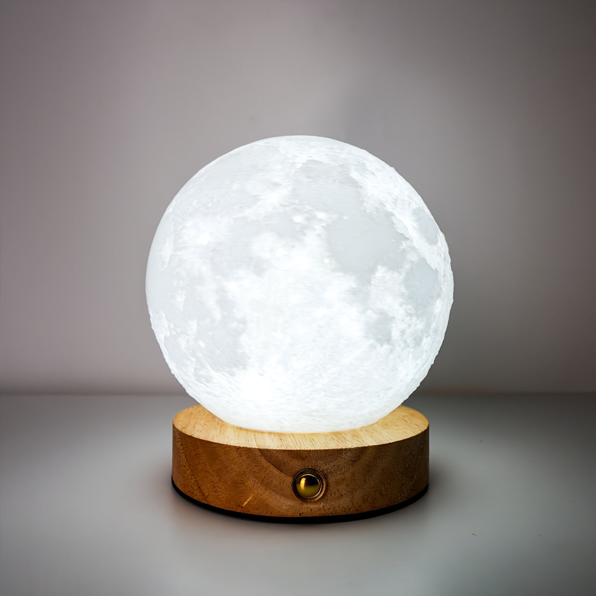 Tnessential Spherical Moon-shaped Night Light 3D Decor