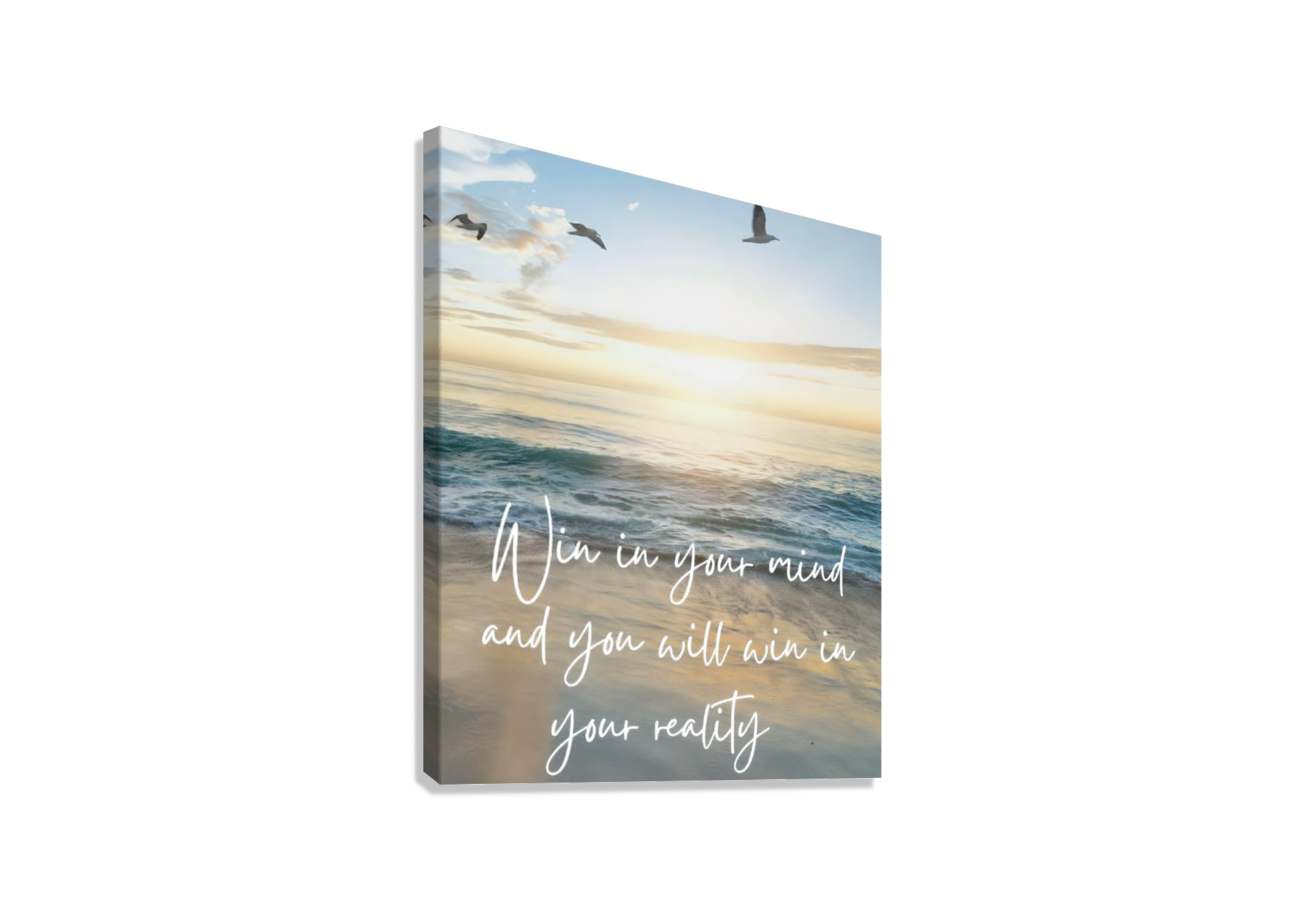 MOTIVATIONAL CANVAS POSTER WIN IN YOUR MIND