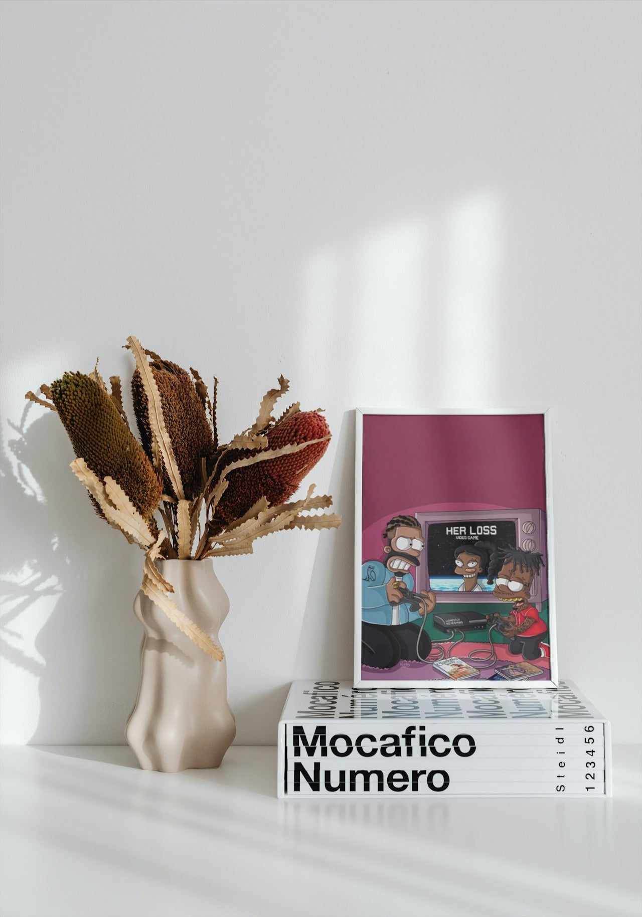 21 SAVAGE X SIMPSONS CANVAS POSTER