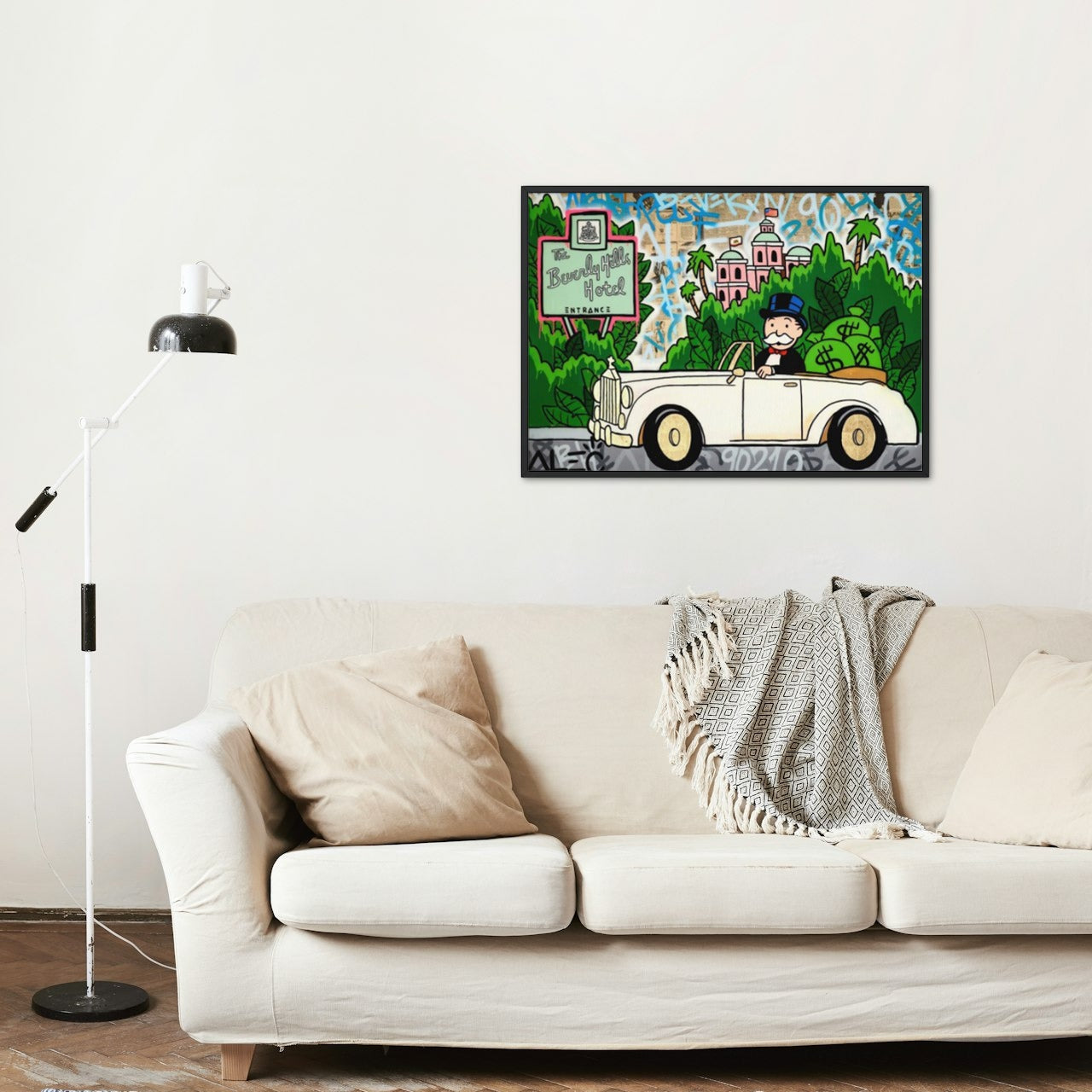 MONOPOLY IN BEVERLY HILLS CANVAS POSTER