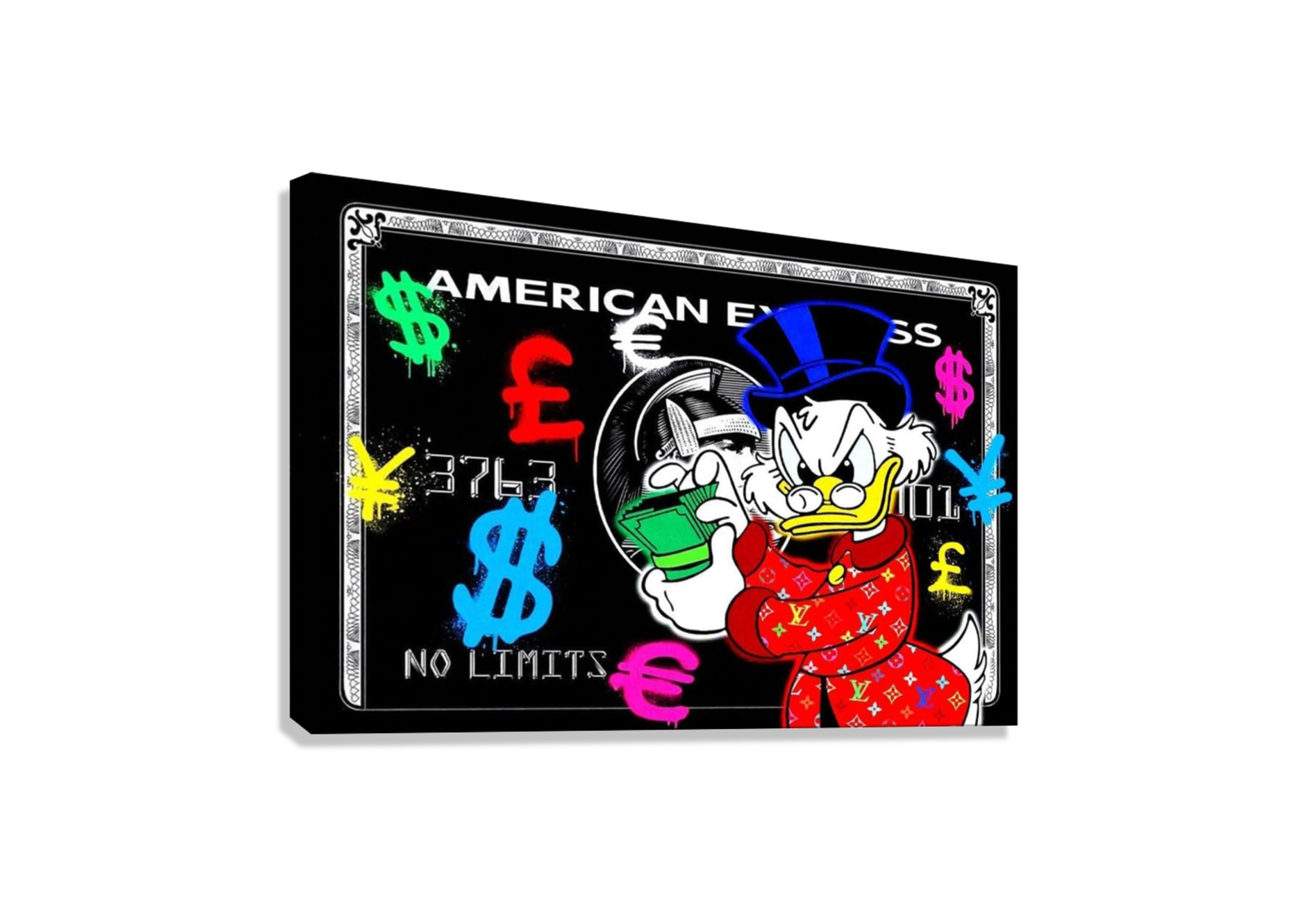 DUCK X AMERICAN EXPRESS CANVAS POSTER
