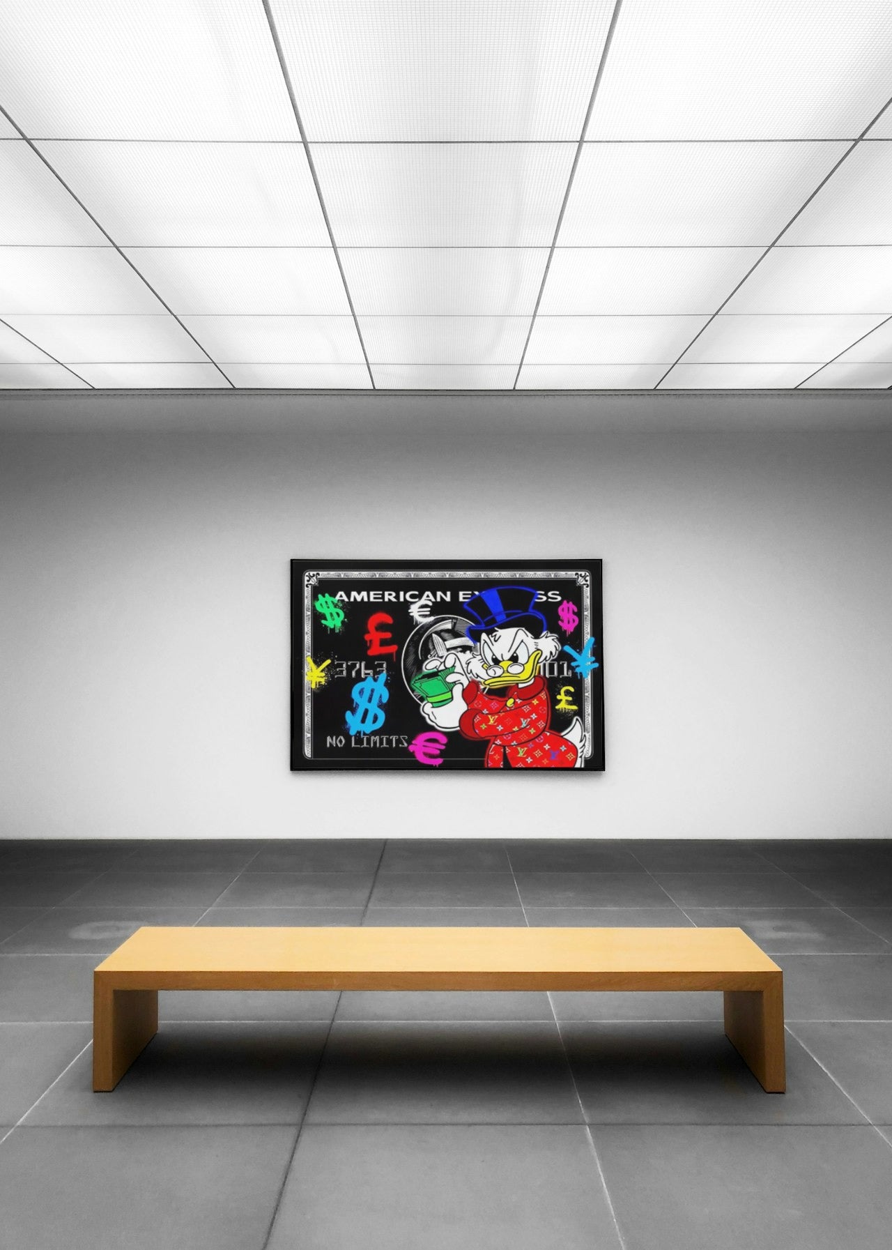 DUCK X AMERICAN EXPRESS CANVAS POSTER
