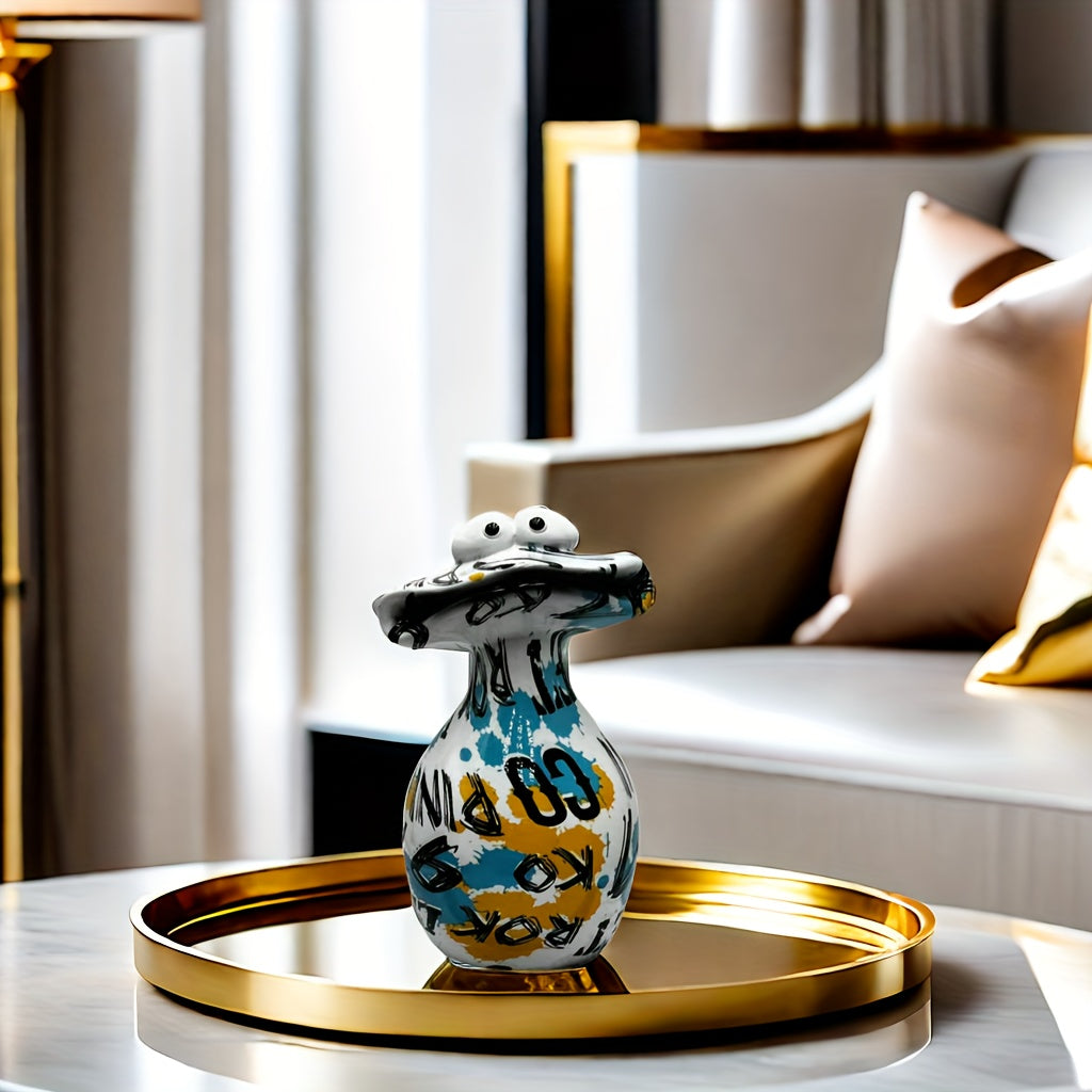 Tnessential Abstract Letter Resin Figurine 3D Decor