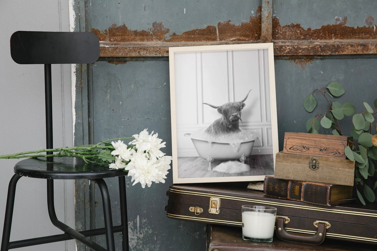 FUNNY ANIMAL POSTER BUFFALO