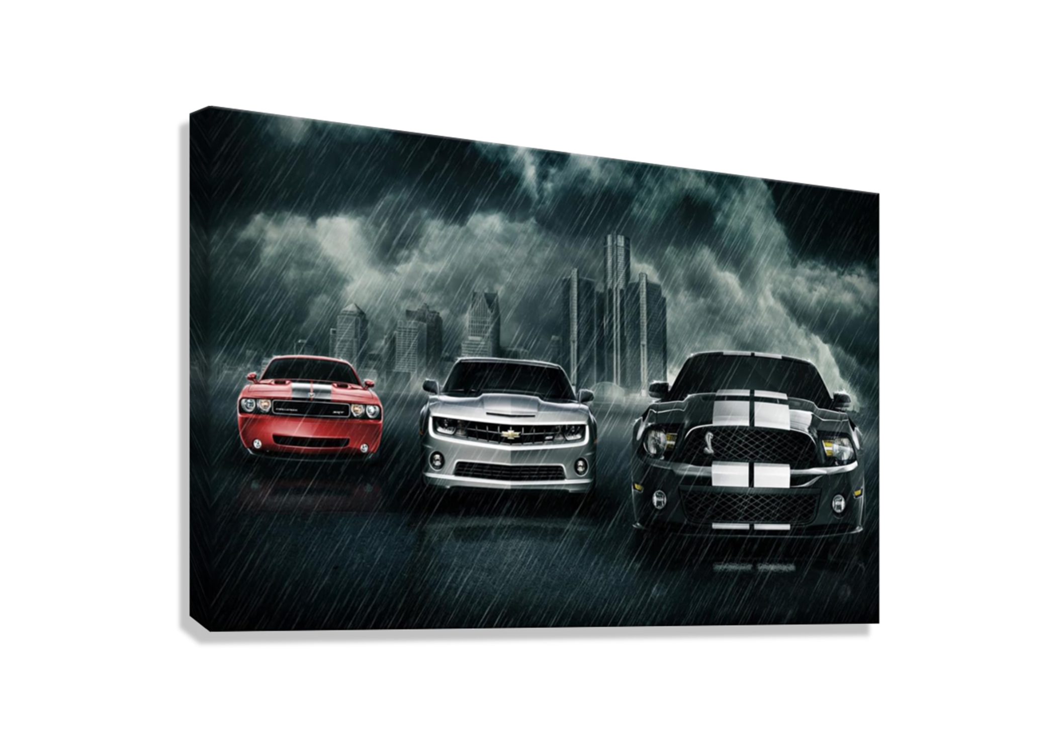 AESTHETIC AMERICAN MUSCLE CAR CANVAS POSTER