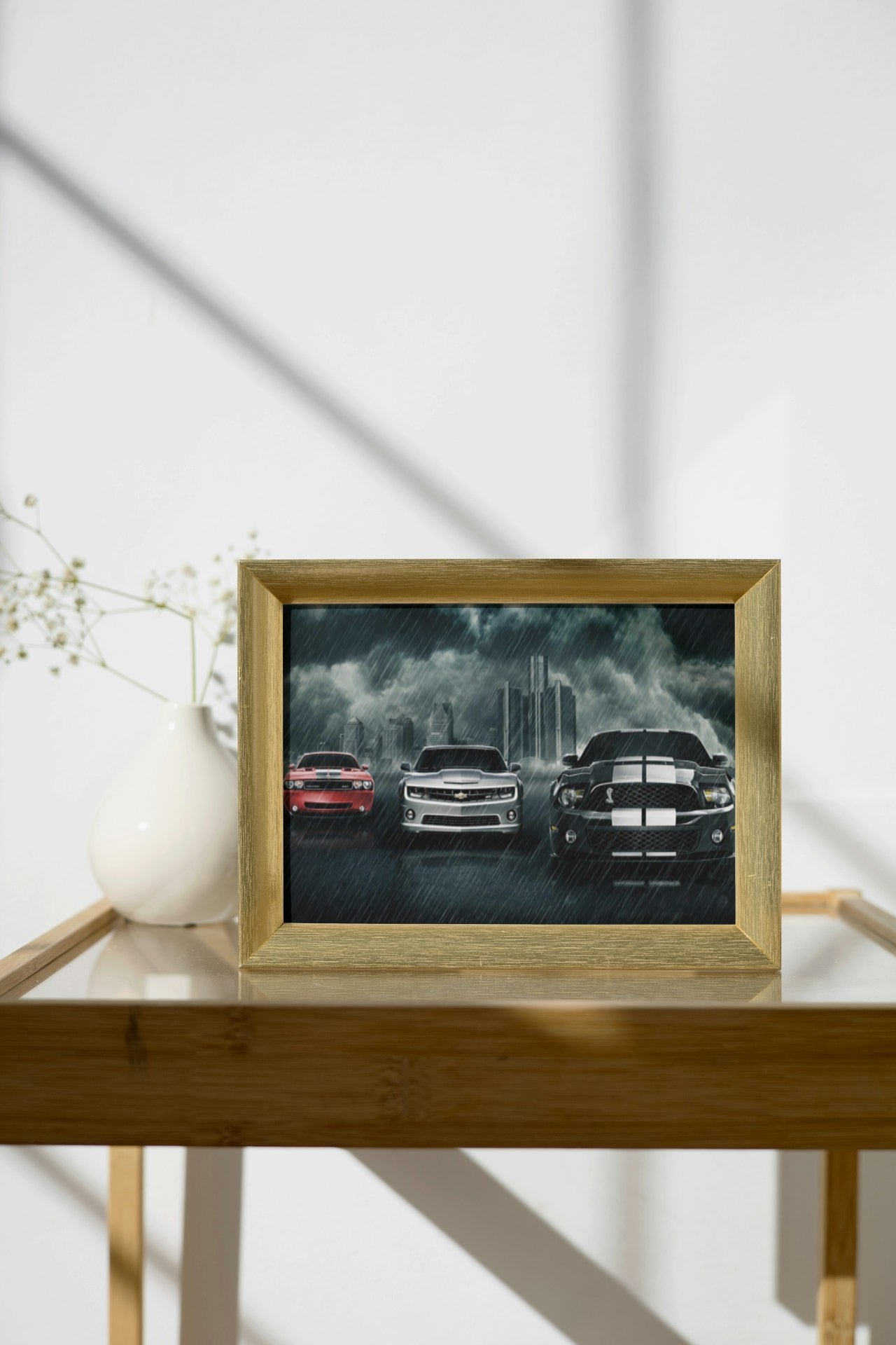 AESTHETIC AMERICAN MUSCLE CAR CANVAS POSTER