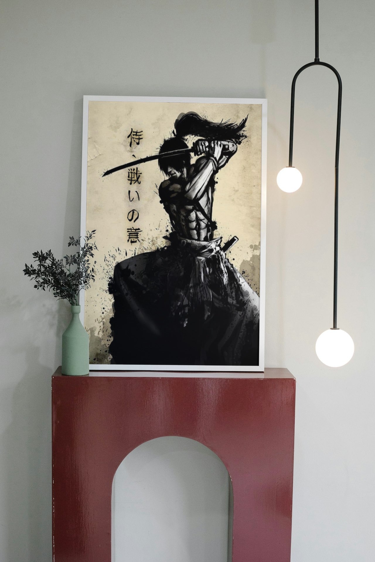 JAPANESE SAMURAI CANVAS POSTER