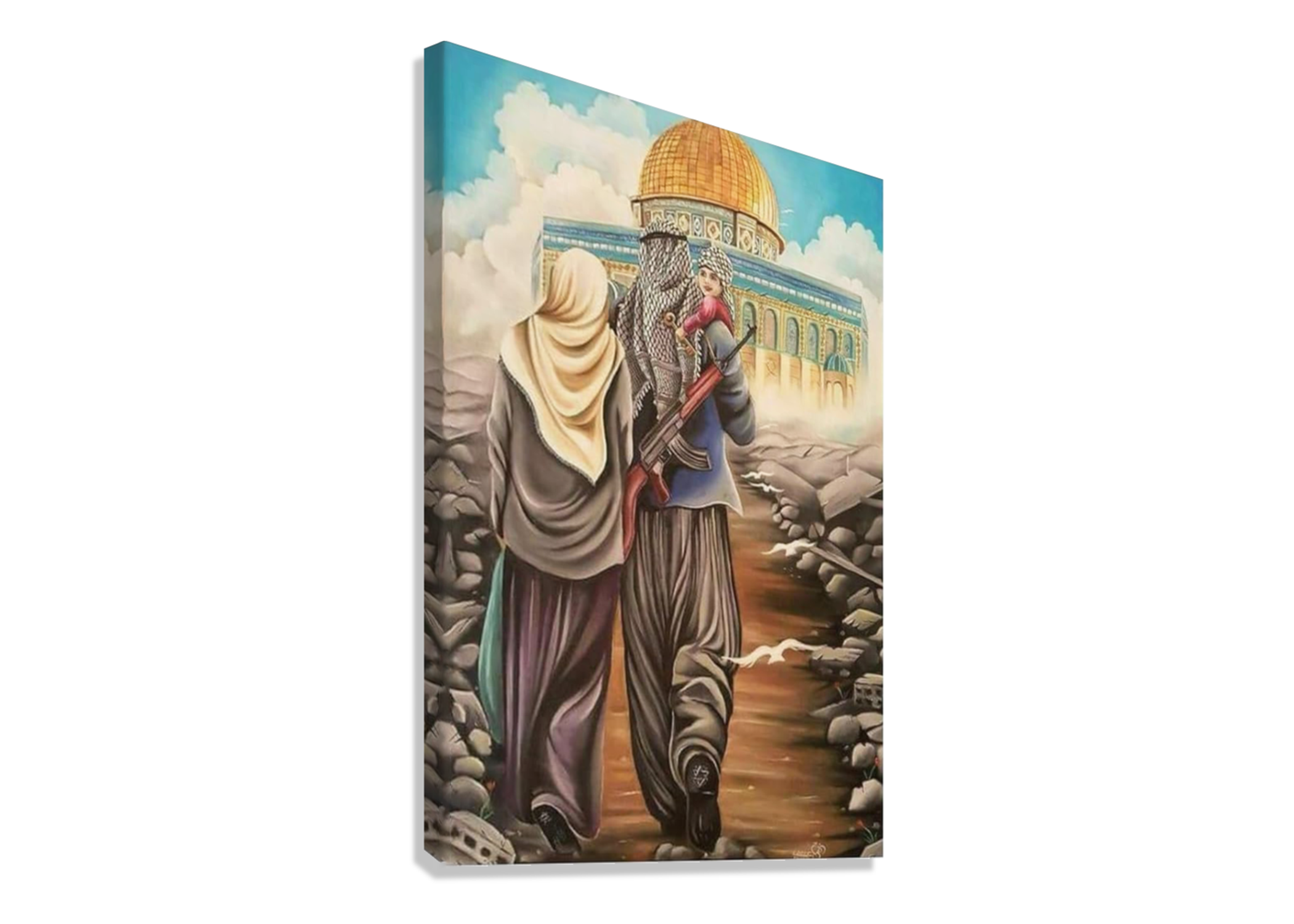 PALESTINIAN INSPIRED CANVAS POSTER