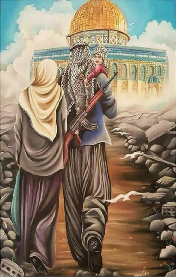 PALESTINIAN INSPIRED CANVAS POSTER