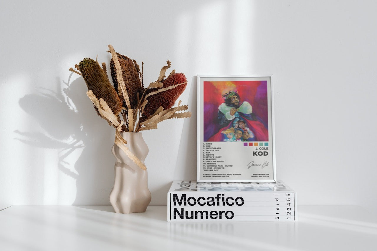 J COLE "KOD" ALBUM CANVAS POSTER