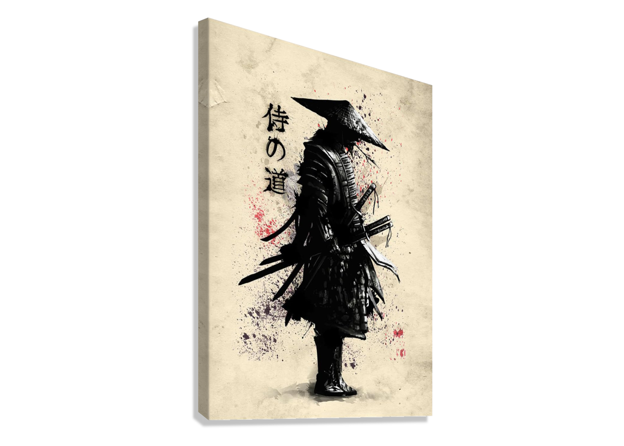 JAPANESE SAMURAI CANVAS POSTER