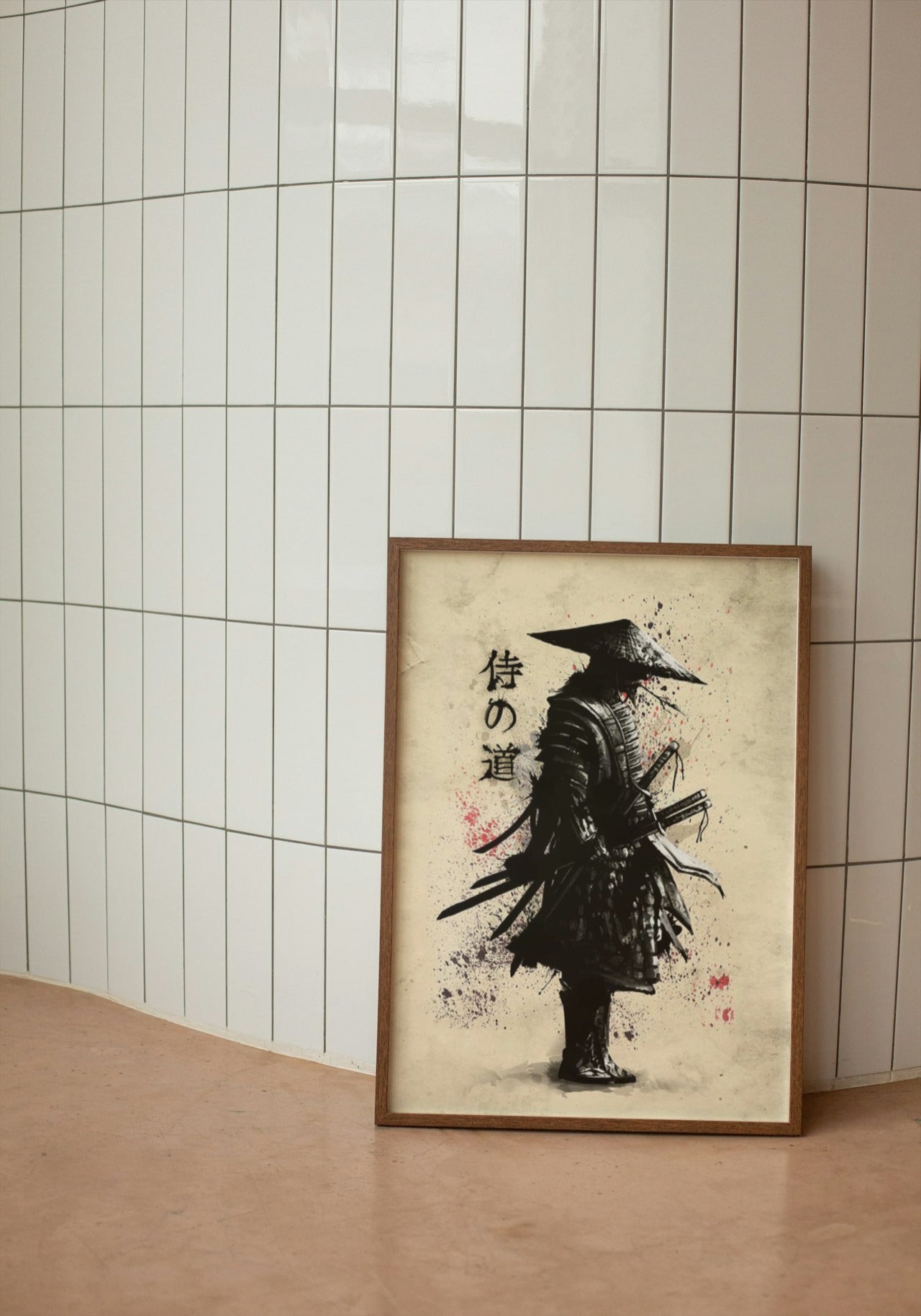 JAPANESE SAMURAI CANVAS POSTER