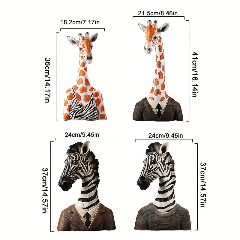 Tnessential Vintage Animal Statue 3D Decor