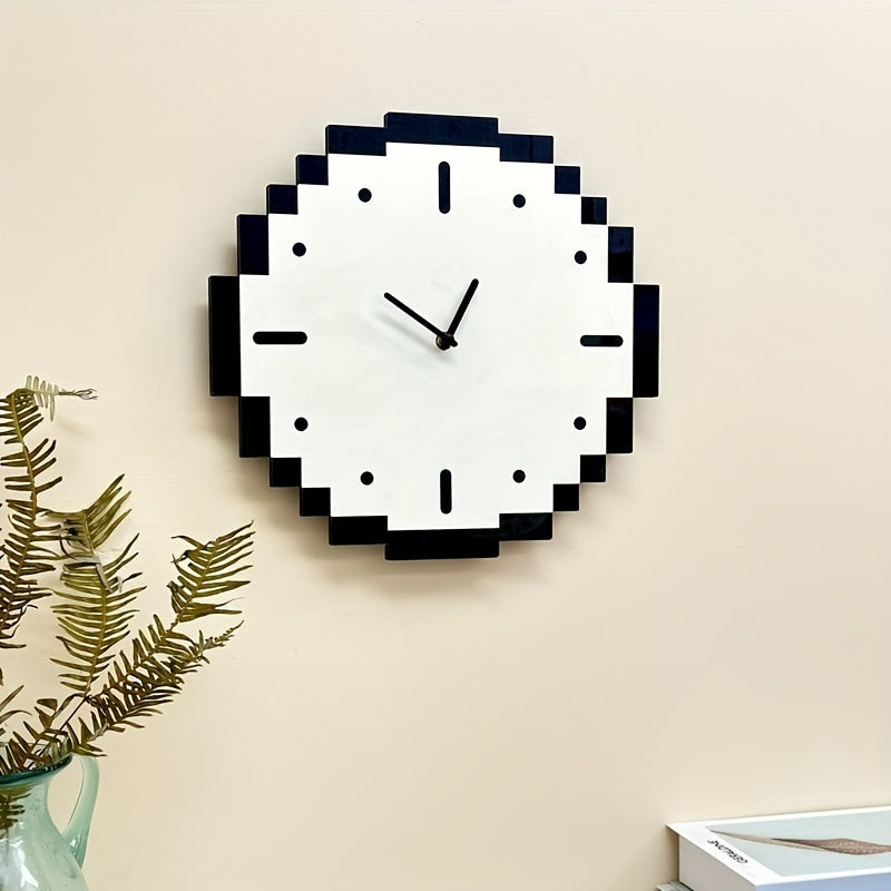 Tnessential Pixel Clock Ation 3D Decor