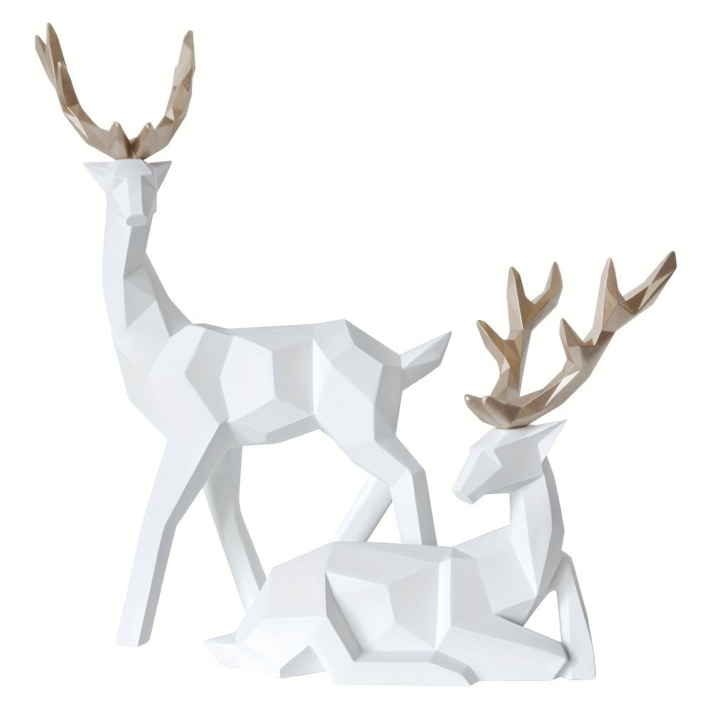Tnessential Reindeer Statue Ornaments 3D Decor