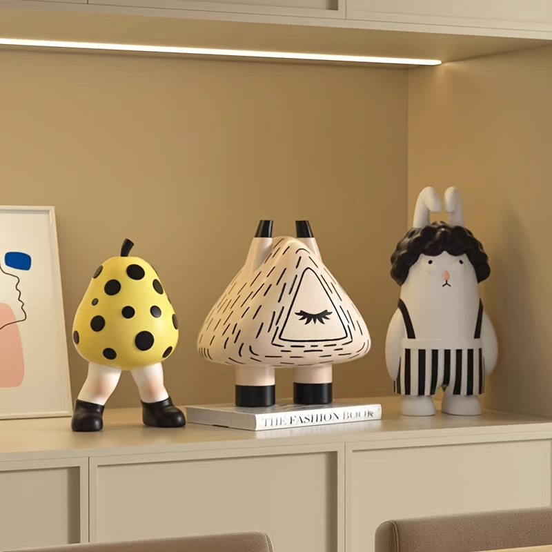 Tnessential Modern Cream-style Cartoon Decorative Piece 3D Decor