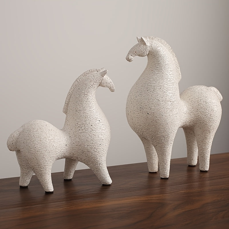 Tnessential Handcrafted Resin Horse Sculpture 3D Decor