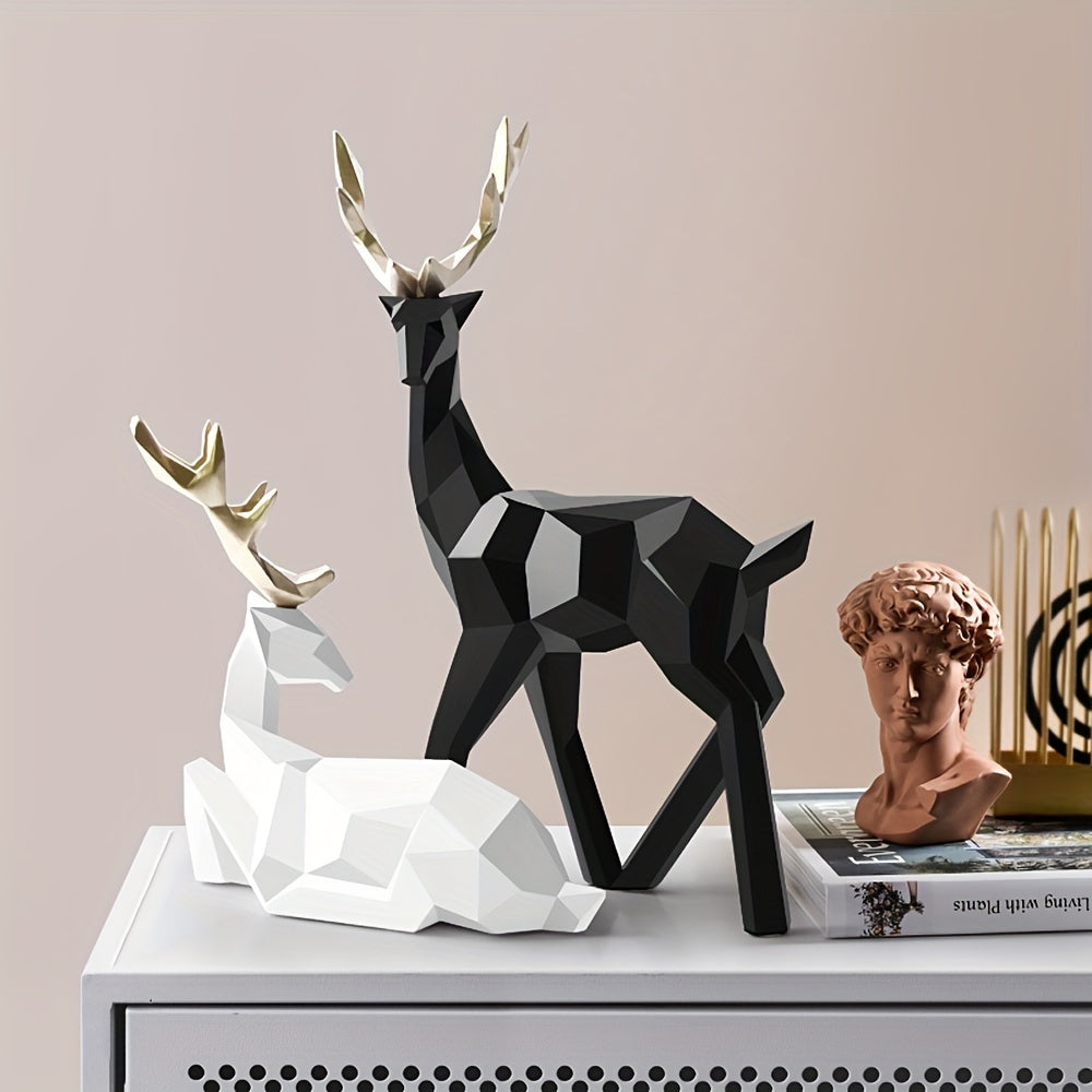 Tnessential Reindeer Statue Ornaments 3D Decor