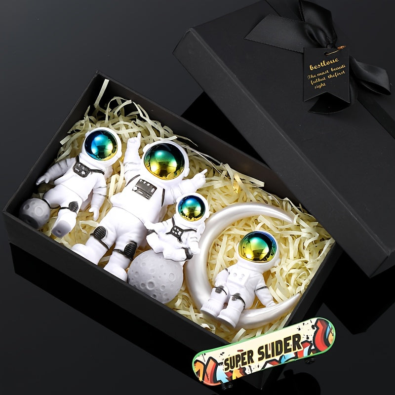 Tnessential Random Astronaut Figurine Set 3D Decor