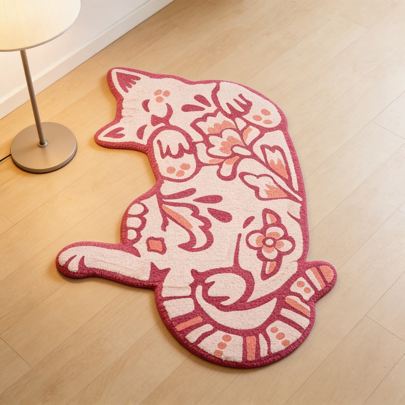 PINK CAT 3 RUG view 3