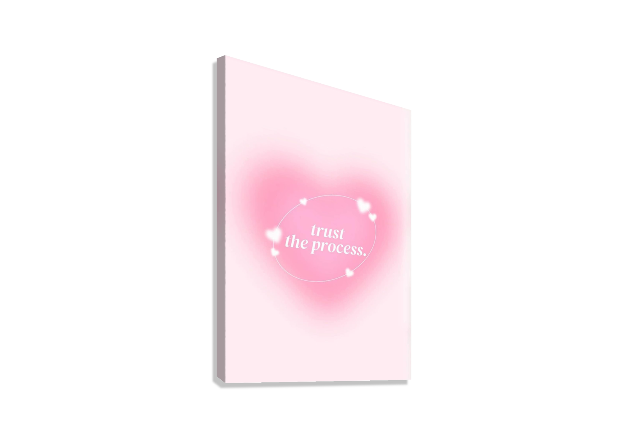 MOTIVATIONAL CUTE "TRUST THE PROCESS" CANVAS POSTER