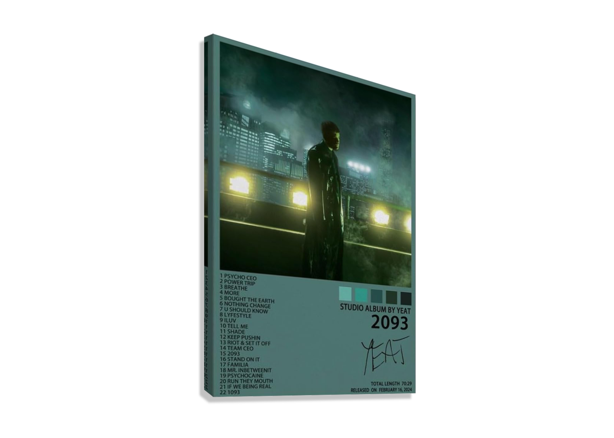 YEAT "2093" CANVAS POSTER