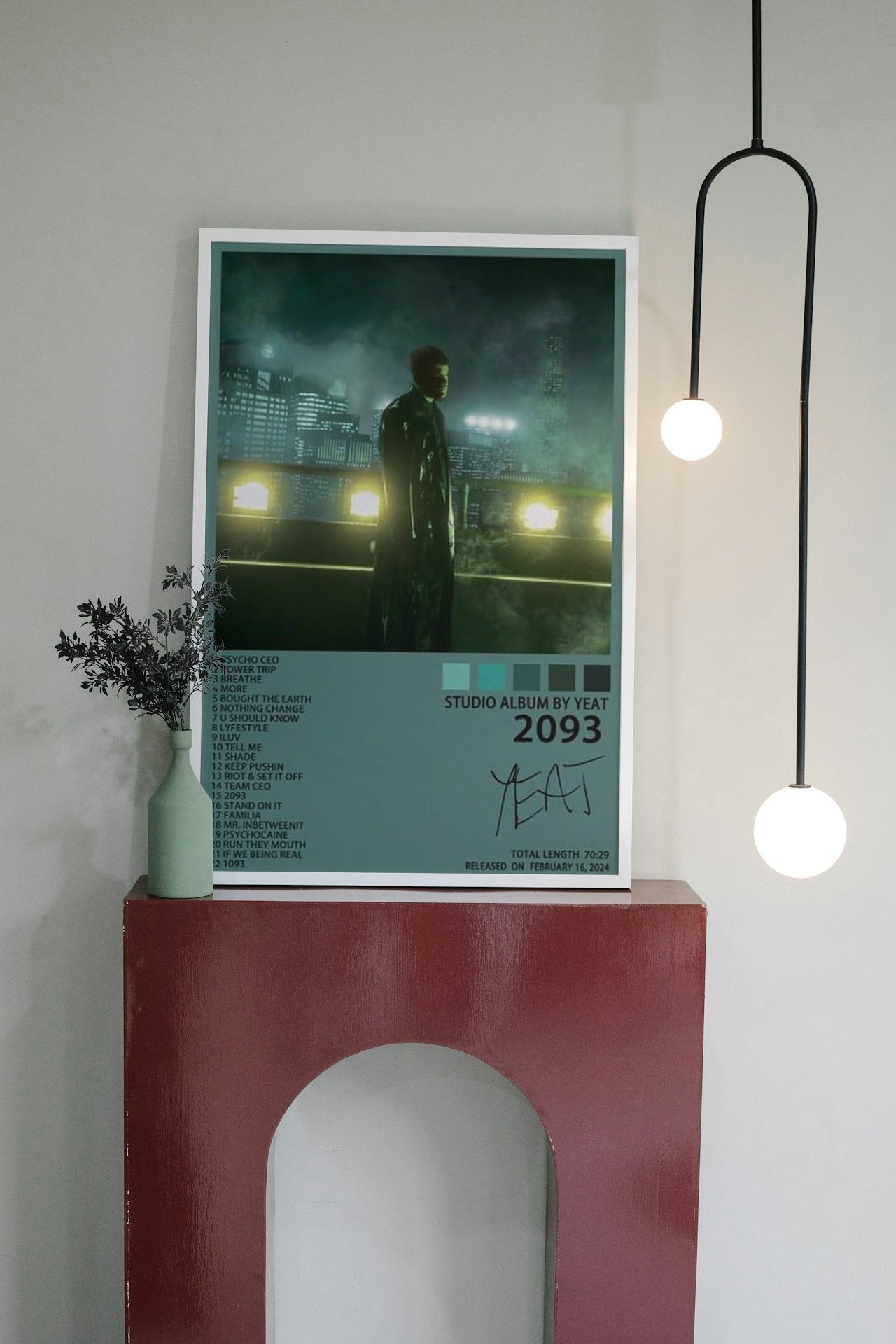 YEAT "2093" CANVAS POSTER