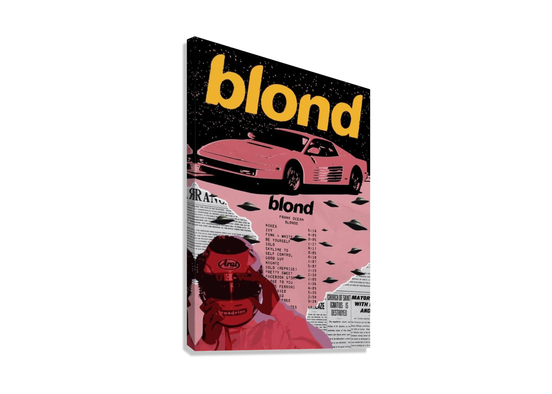 FRANK OCEAN BLOND CANVAS POSTER