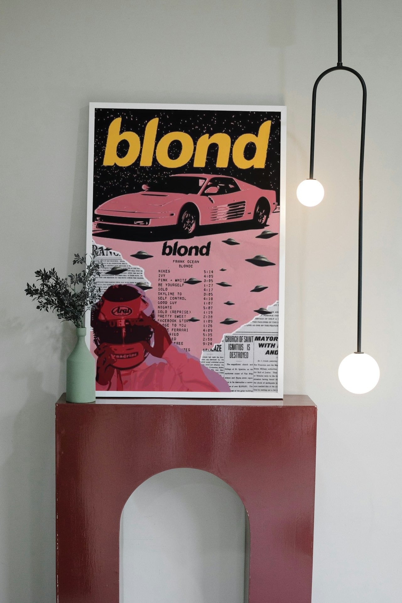 FRANK OCEAN BLOND CANVAS POSTER