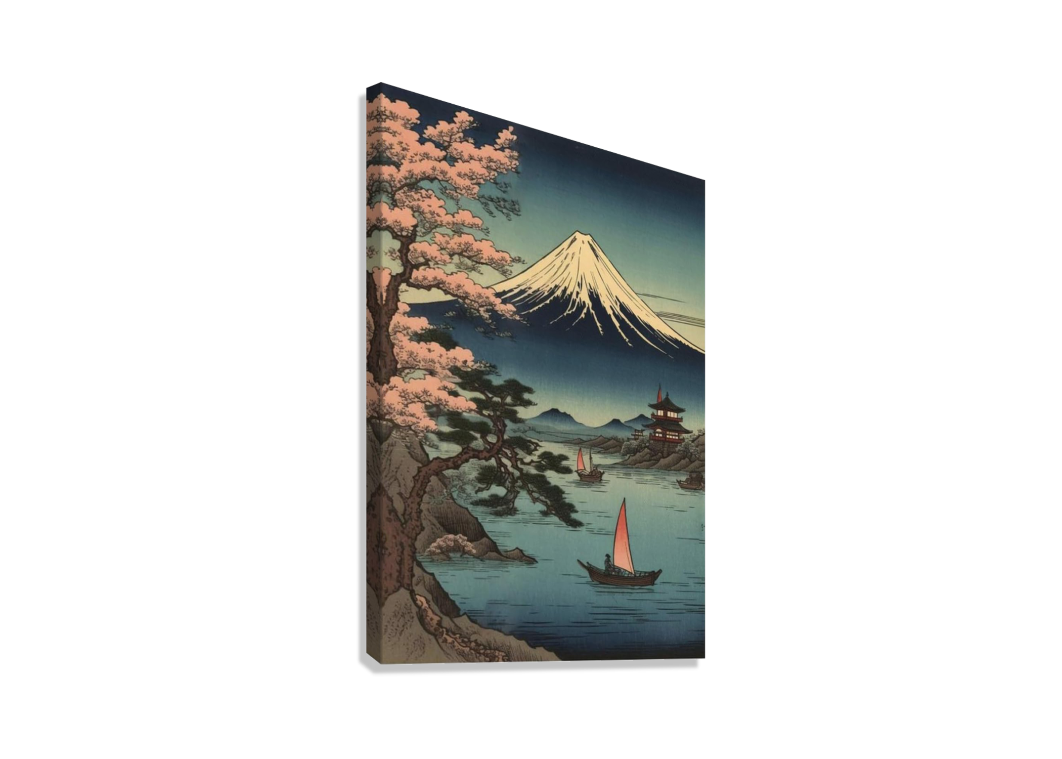 MOUNTAINS OF JAPAN CANVAS POSTER