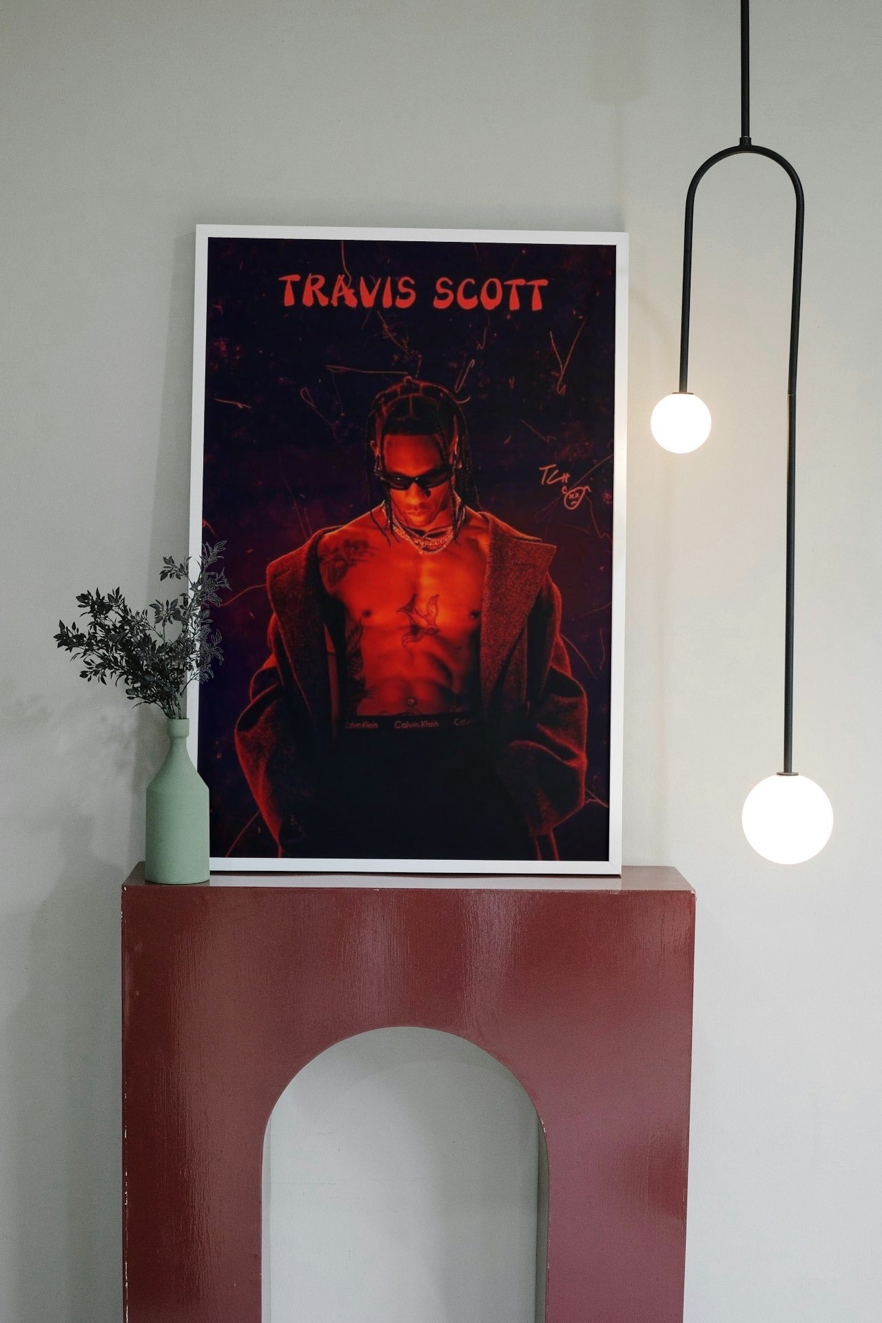 TRAVIS SCOTT CANVAS POSTER