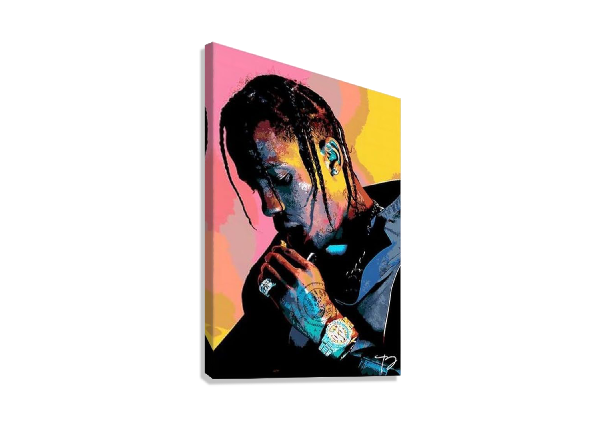 TRAVIS SCOTT GRAFITTI CANVAS POSTER