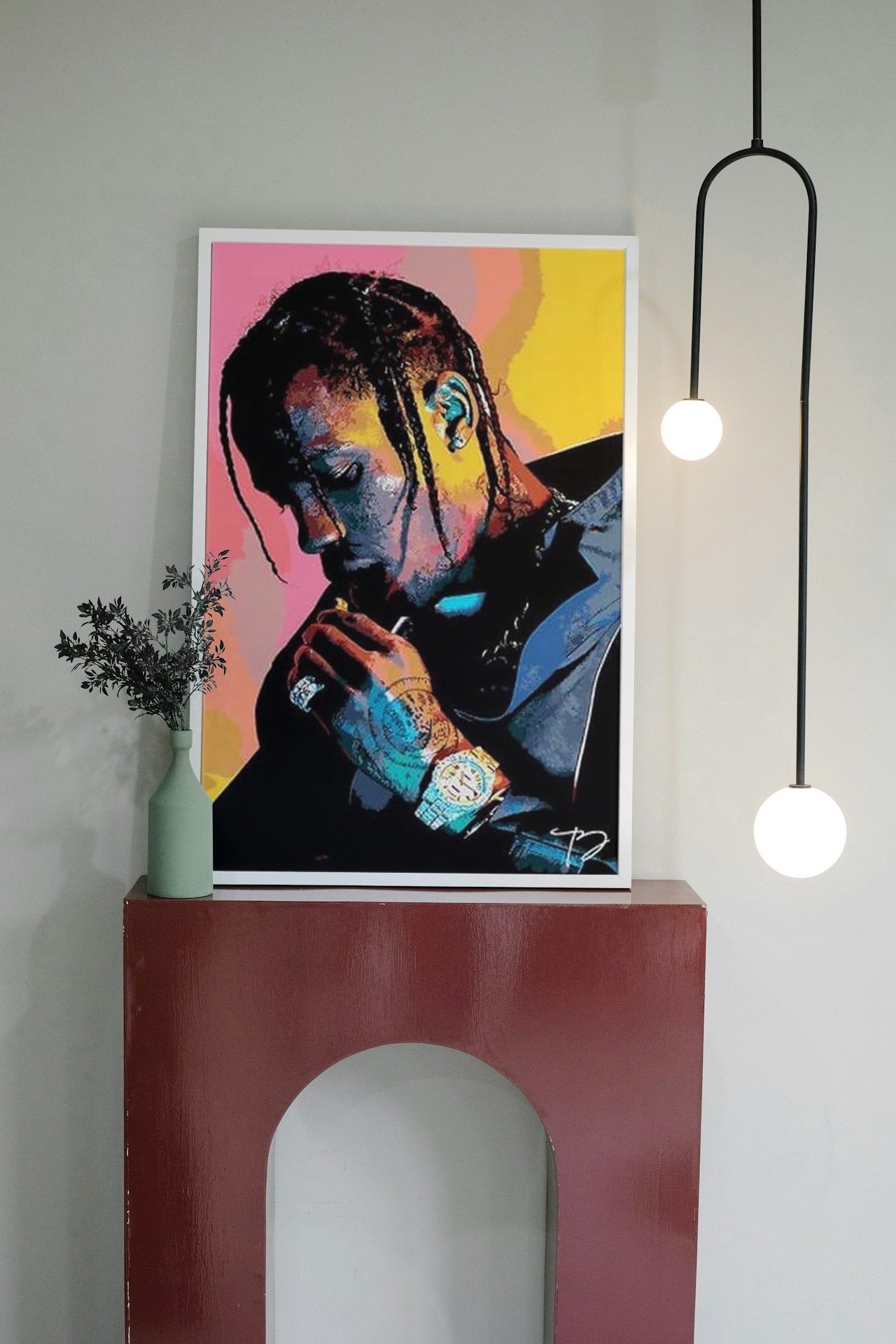 TRAVIS SCOTT GRAFITTI CANVAS POSTER