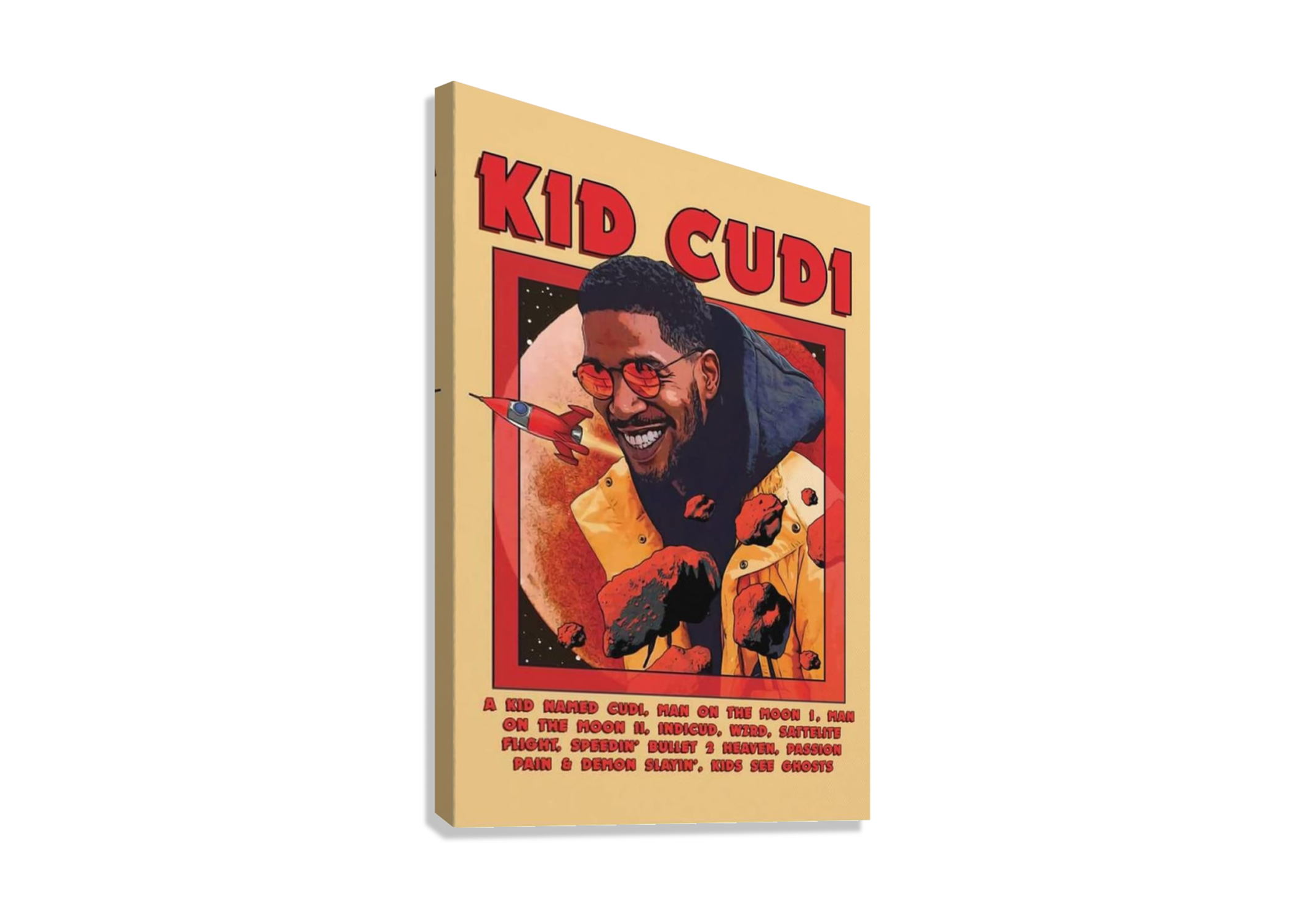 KID CUDI CANVAS POSTER