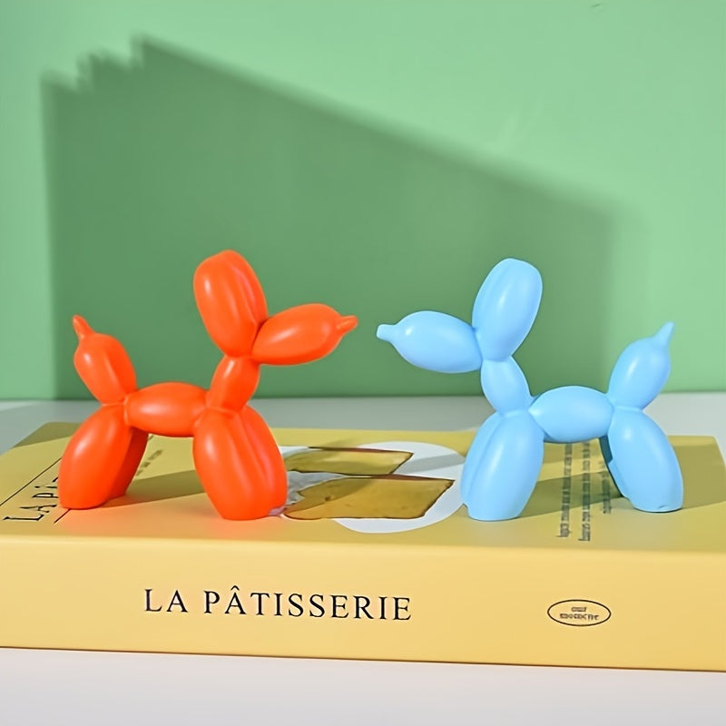 Tnessential Modern Minimalist Creative Resin Balloon Dog Sculpture 3D Decor
