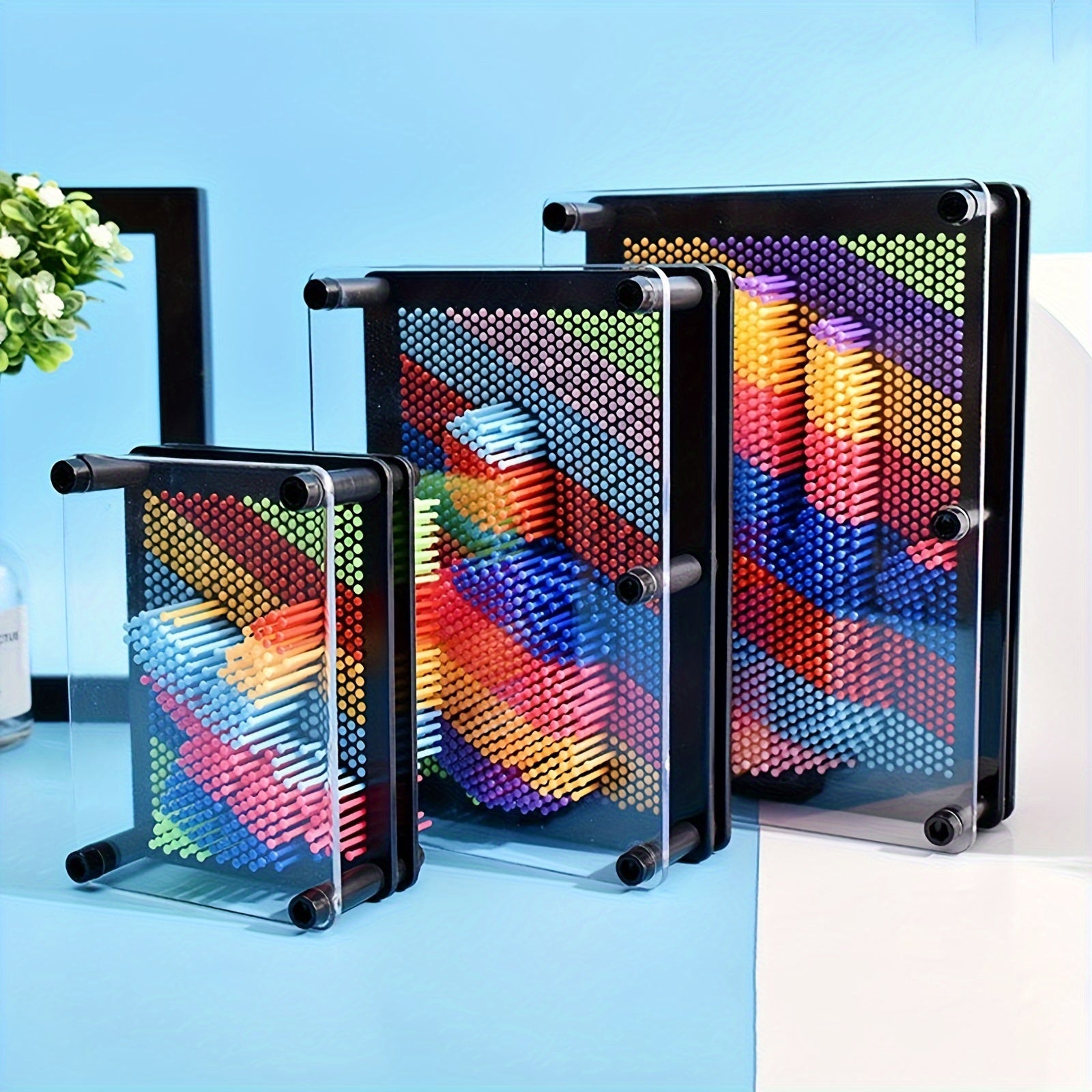 Tnessential D Pin Art Toys 3D Decor