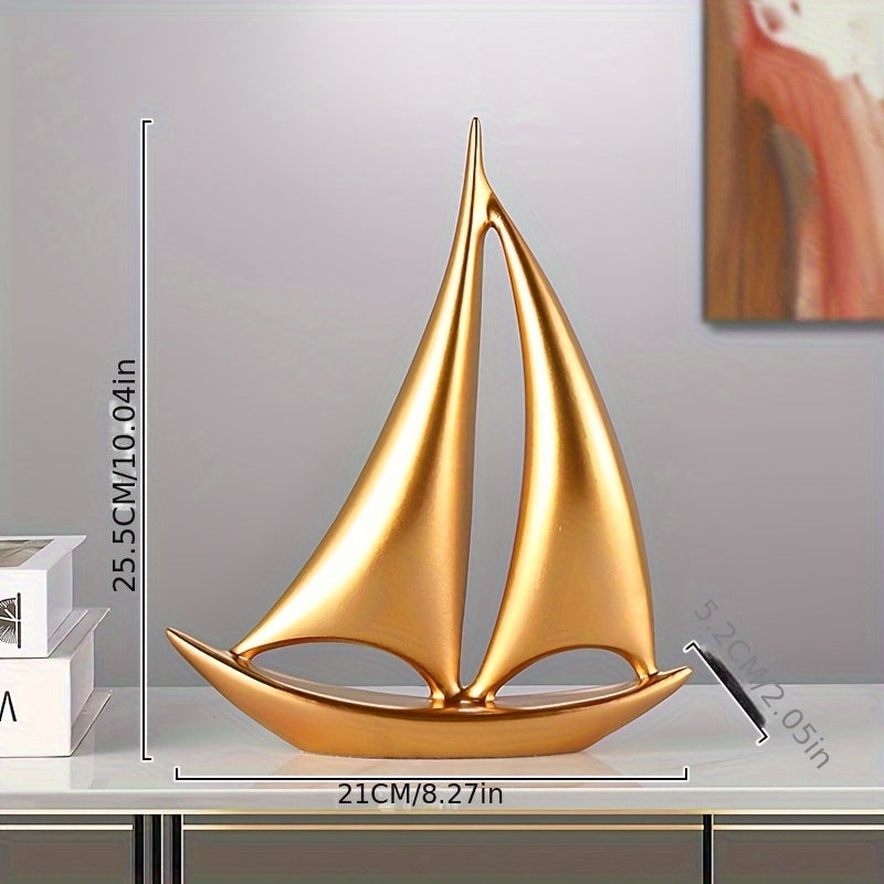 Tnessential Ocean-themed Statue Ornament for or TV Cabinet 3D Decor