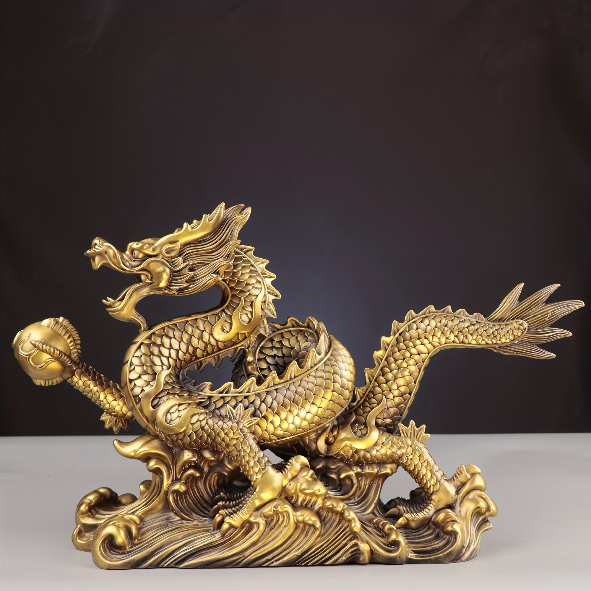 Tnessential Statue Ornament & Collectible Figurines Dragon Figurines 3D Decor